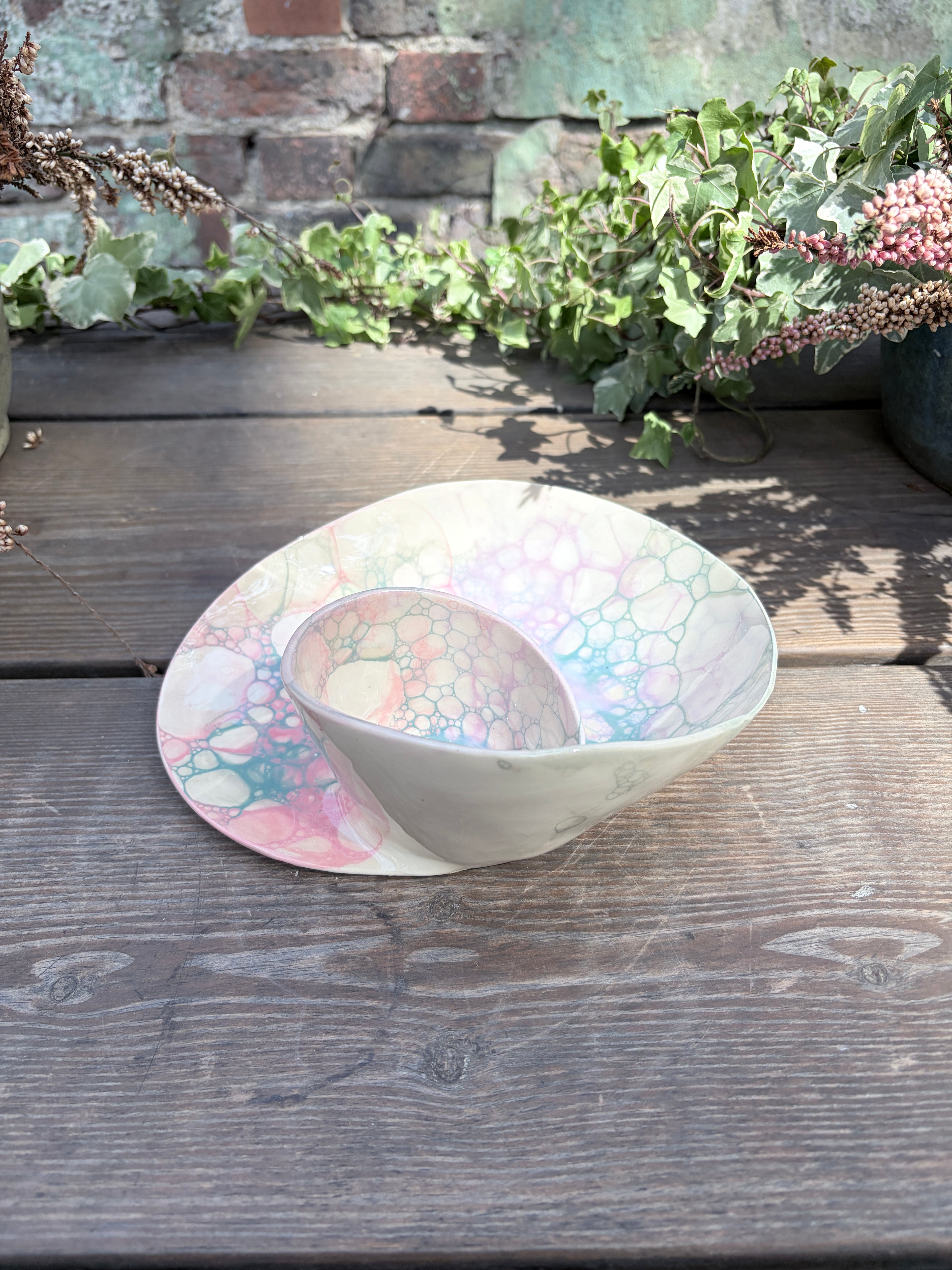 #06 Small Unicorn Bubble Swirl Bowl