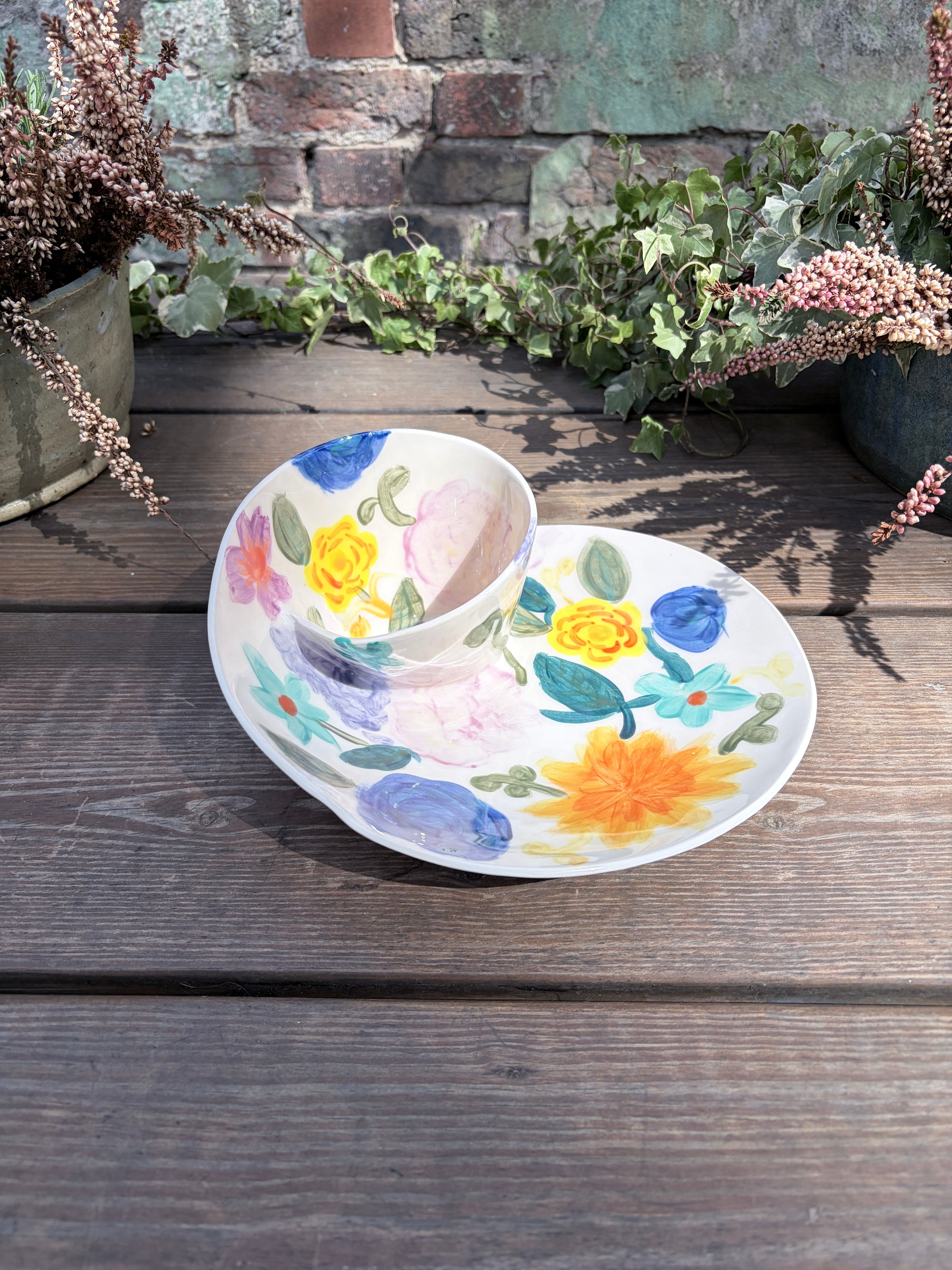 #05 Medium Flower Power Swirl Bowl (Copy)
