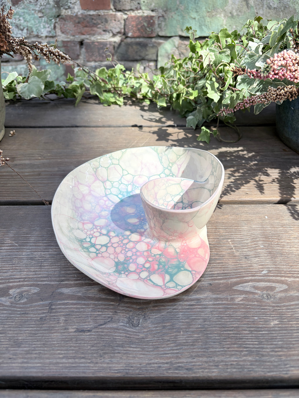 #06 Small Unicorn Bubble Swirl Bowl