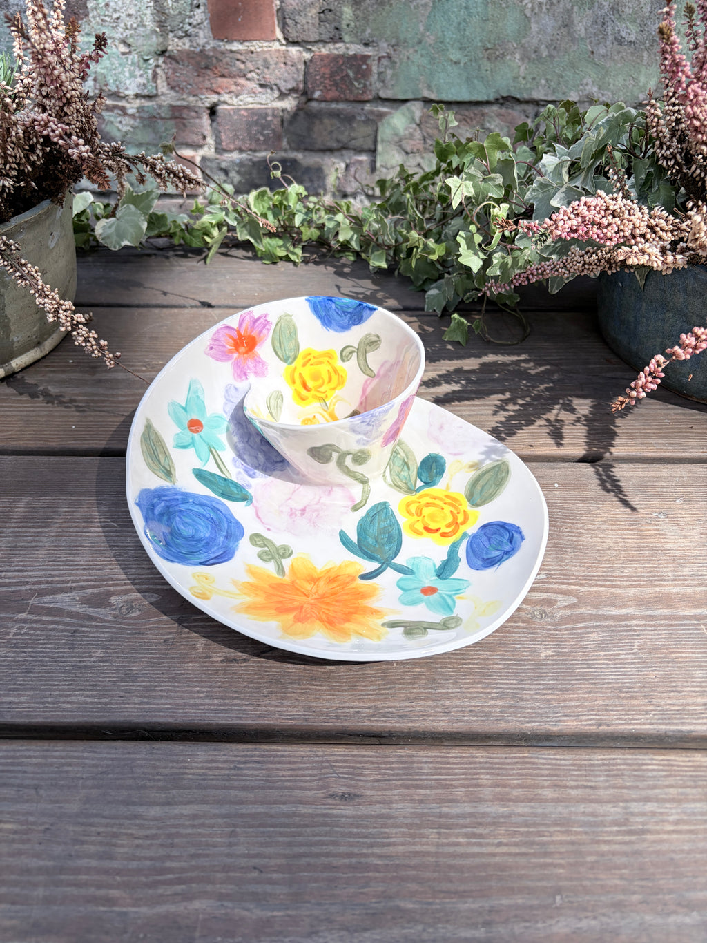 #05 Medium Flower Power Swirl Bowl (Copy)
