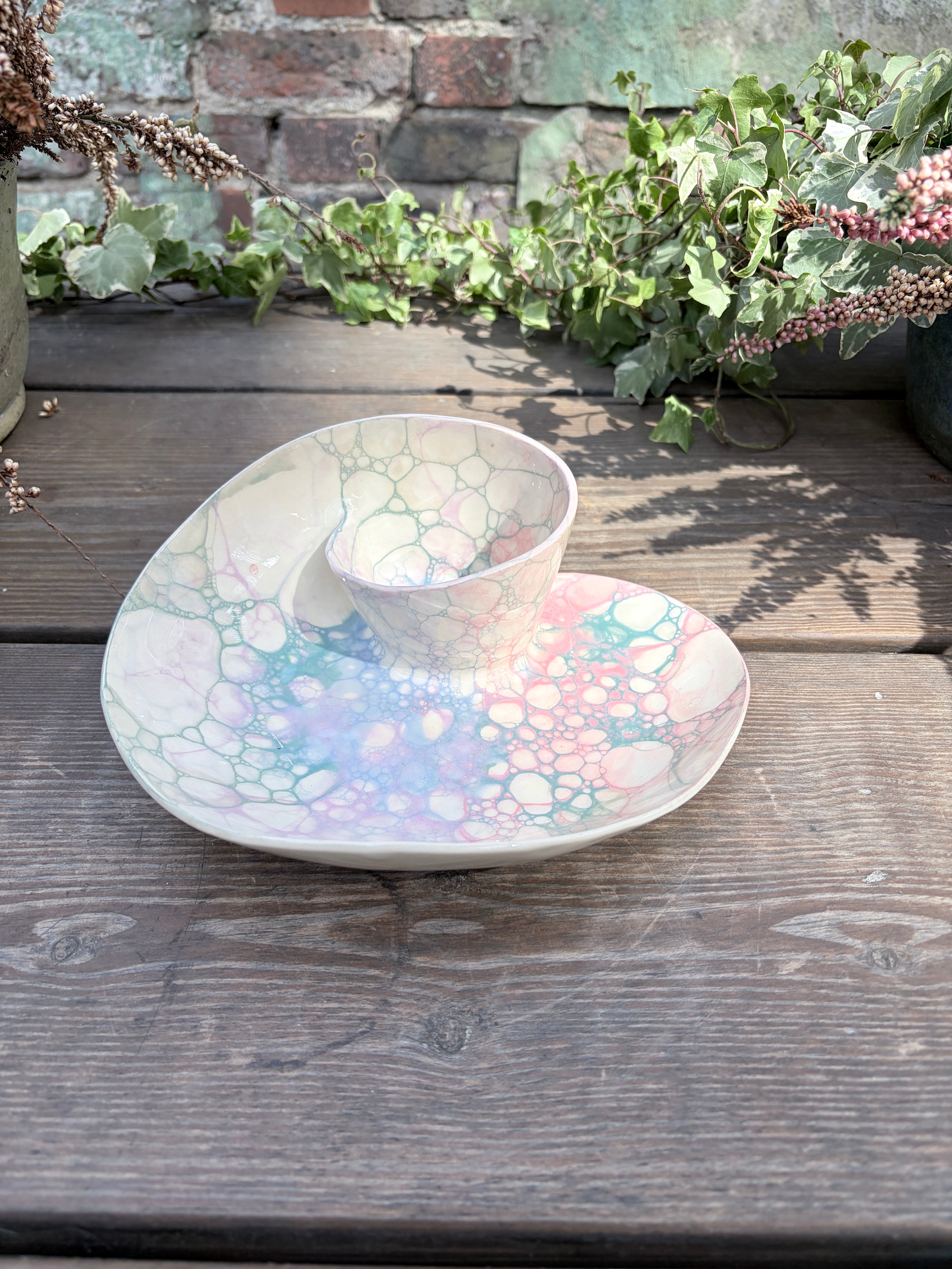 #06 Small Unicorn Bubble Swirl Bowl