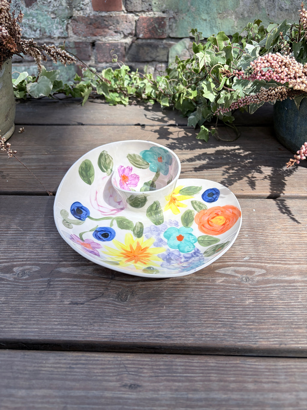 #05 Small Flower Power Swirl Bowl