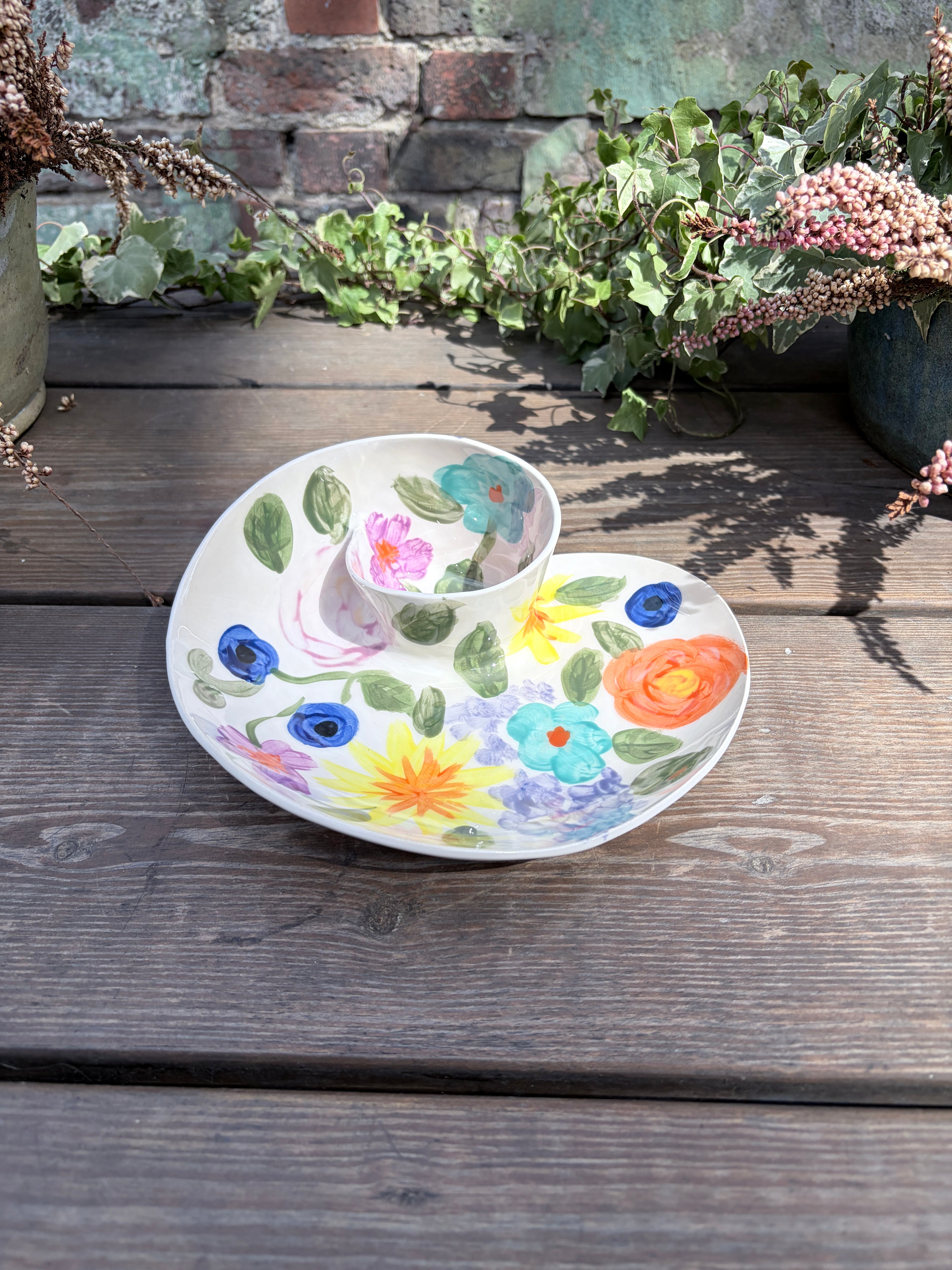#05 Small Flower Power Swirl Bowl