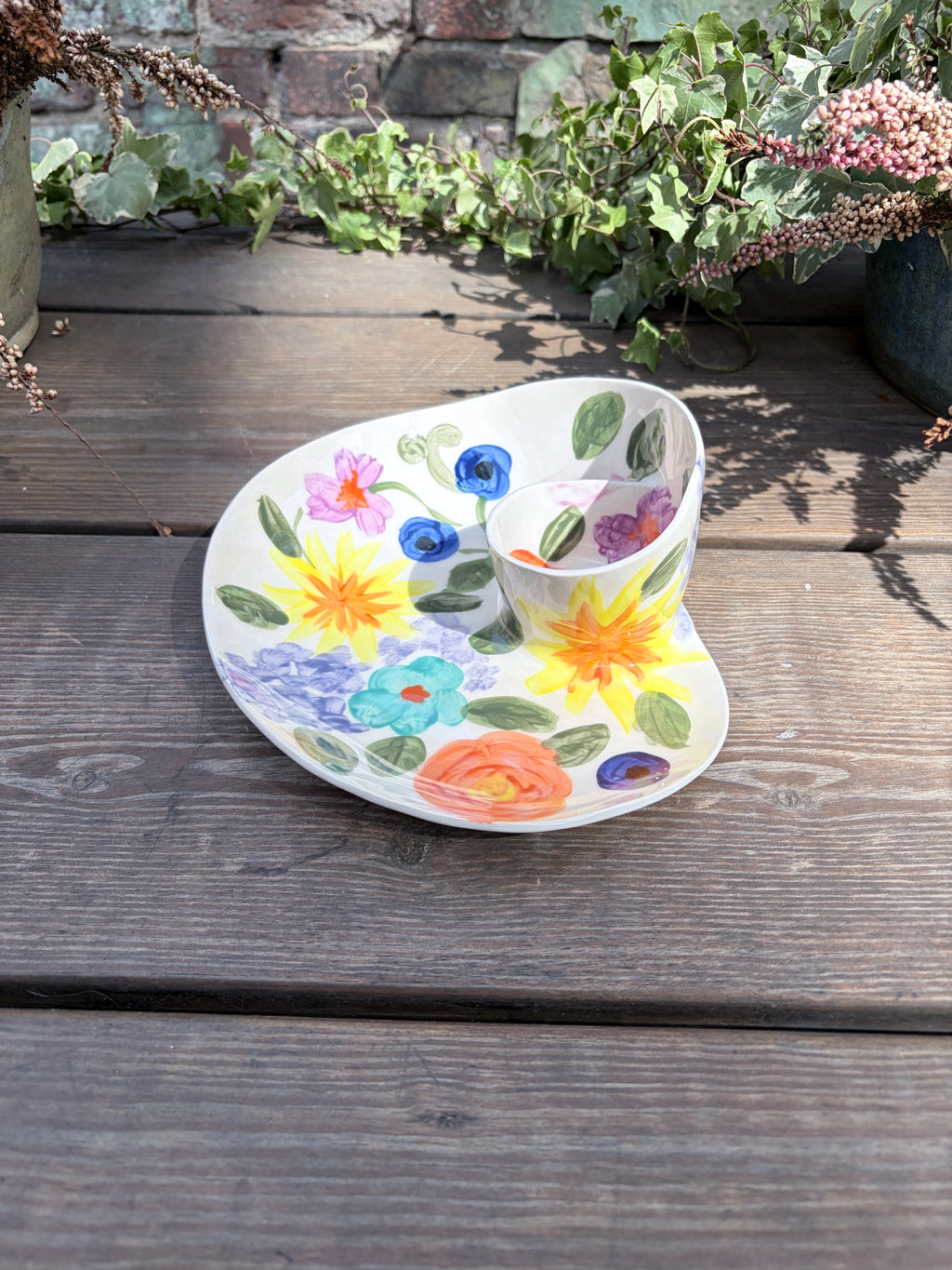 #05 Small Flower Power Swirl Bowl