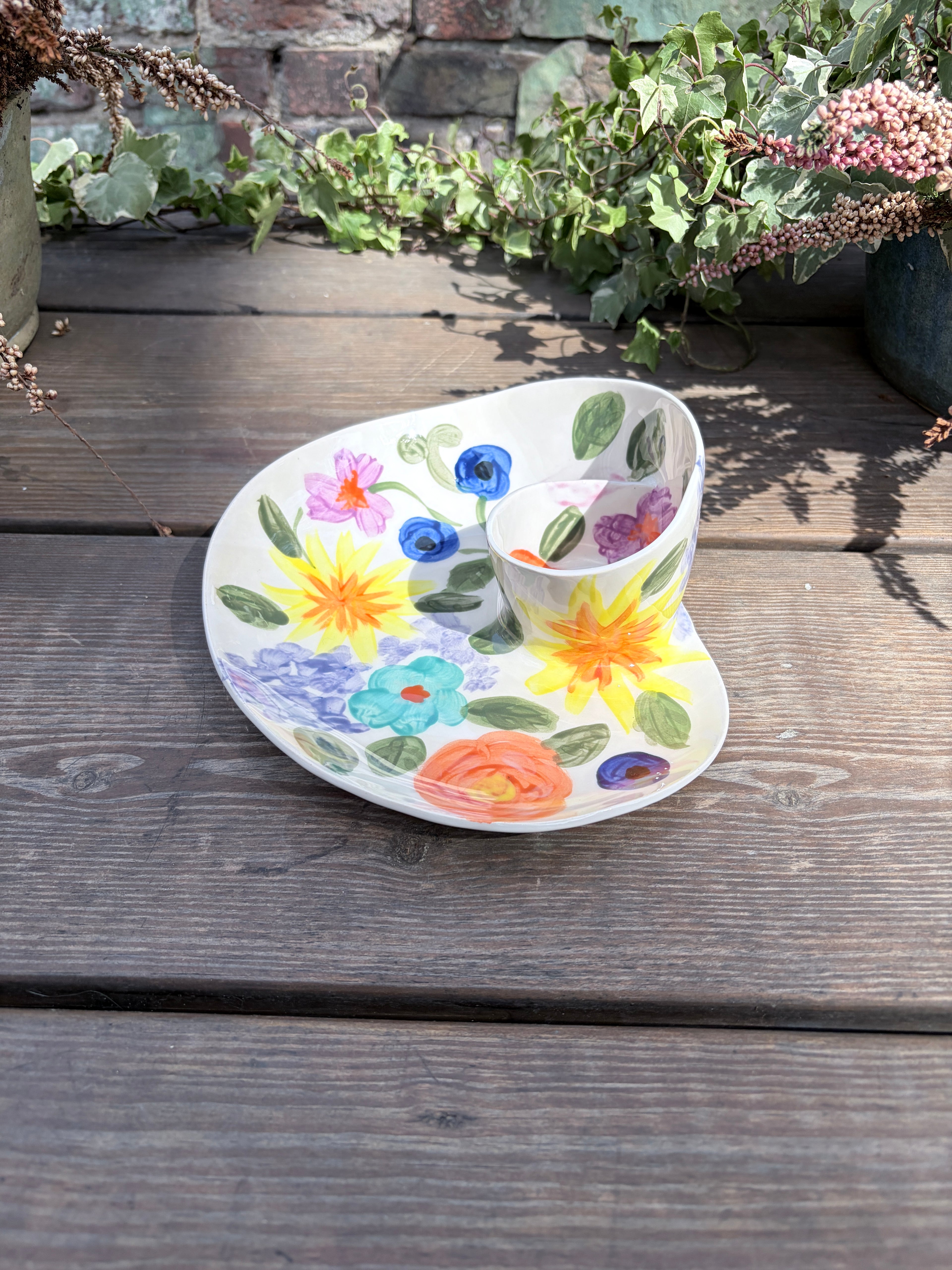 #05 Small Flower Power Swirl Bowl