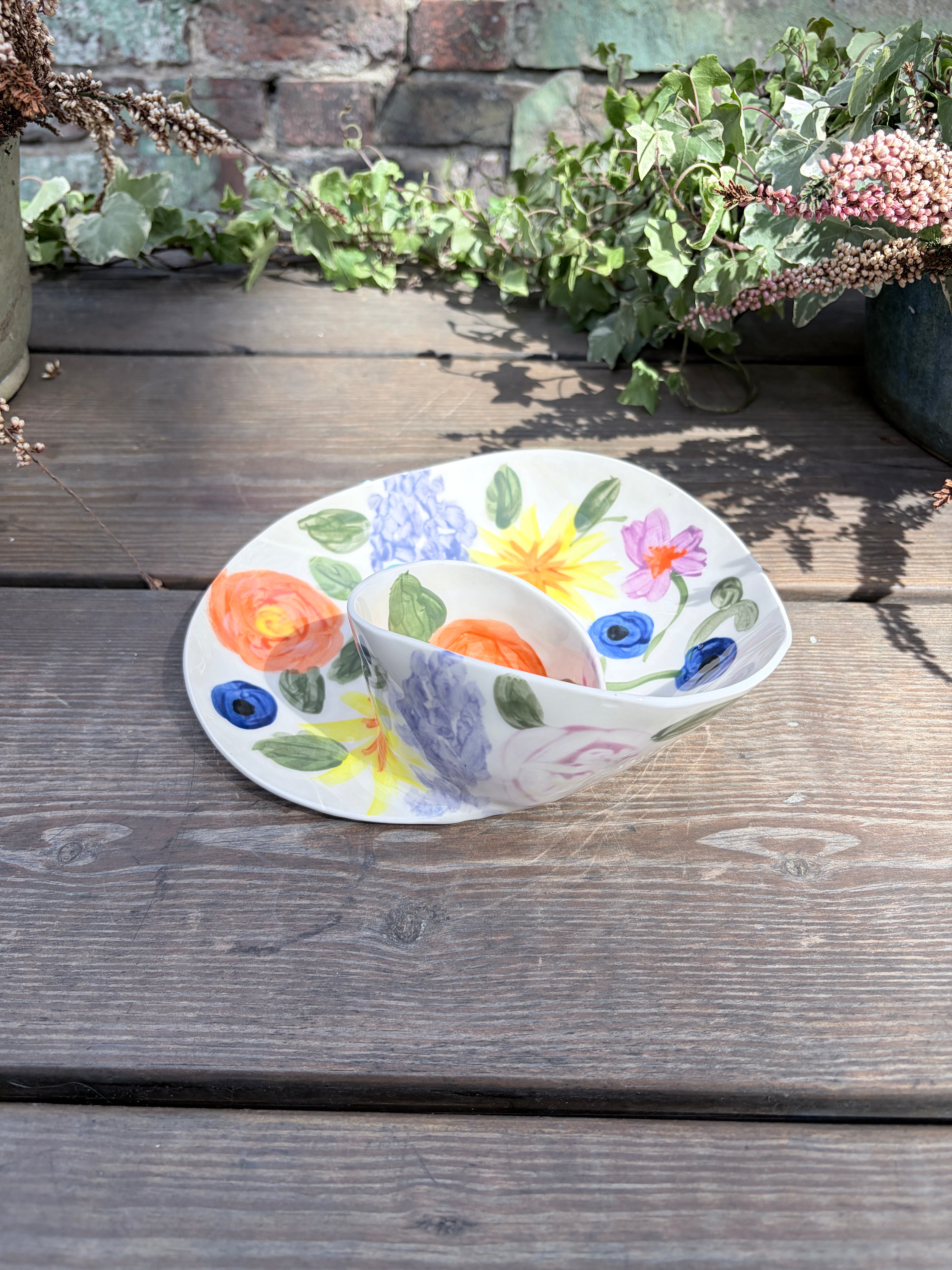 #05 Small Flower Power Swirl Bowl