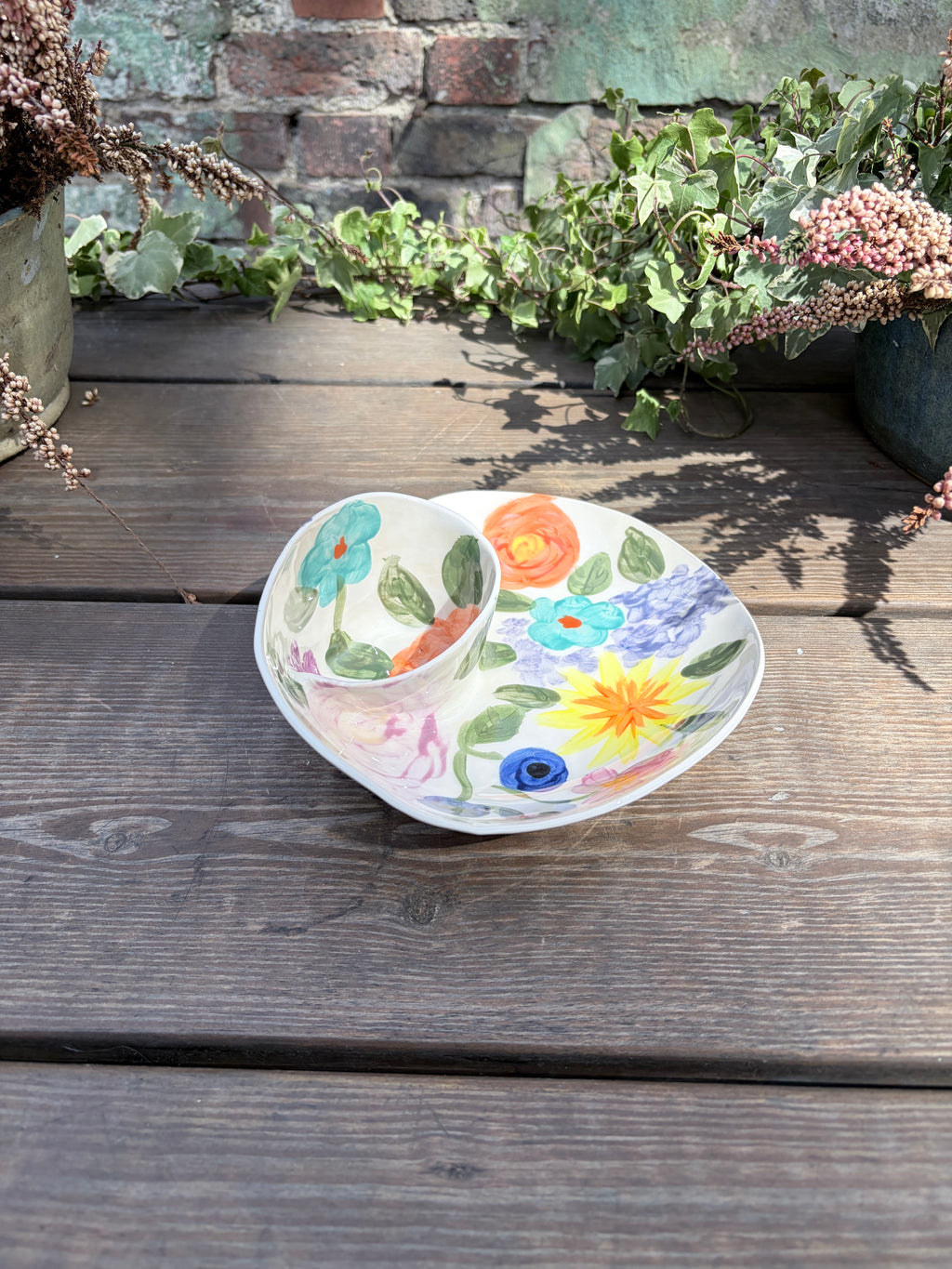#05 Small Flower Power Swirl Bowl