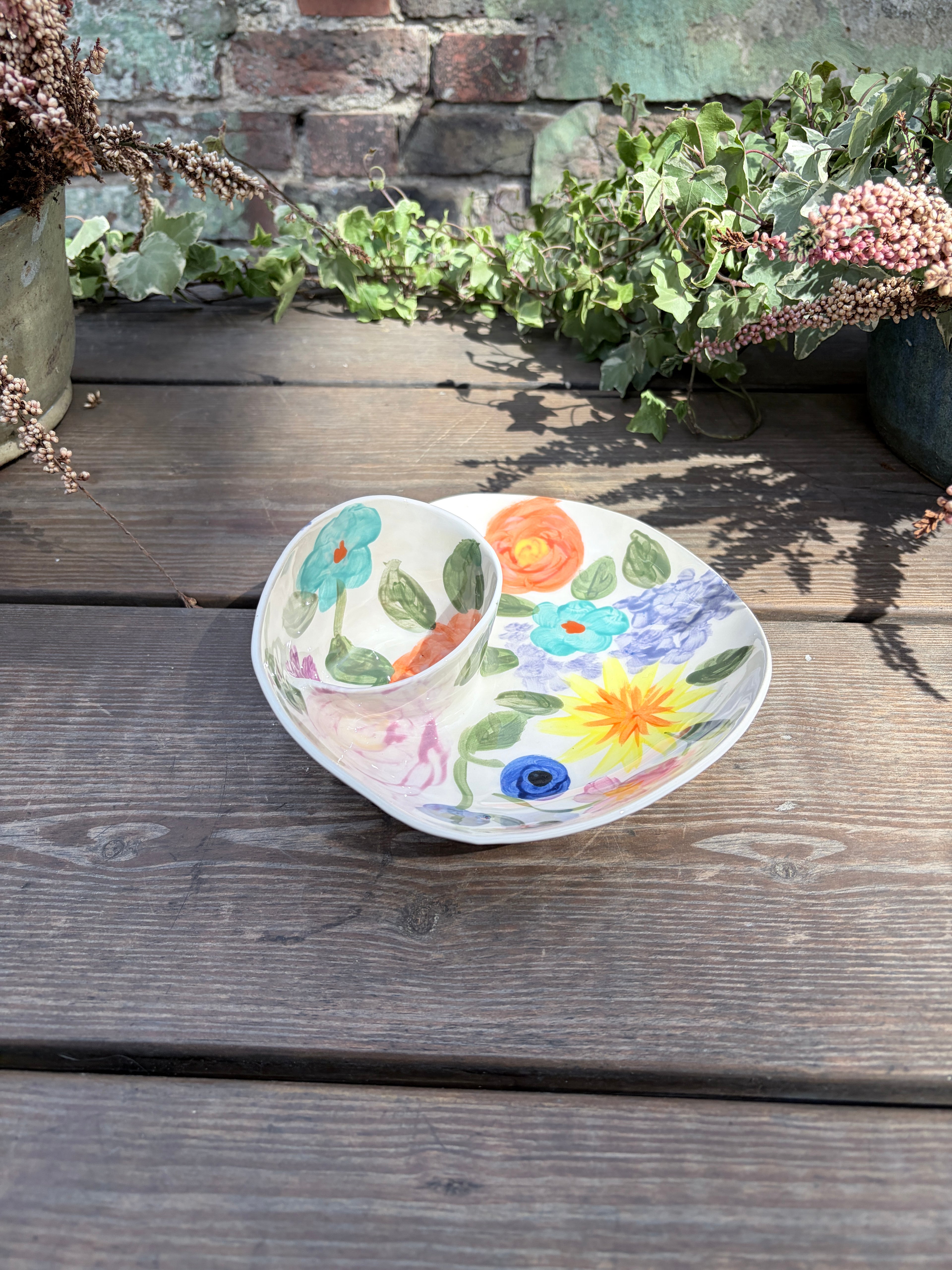 #05 Small Flower Power Swirl Bowl