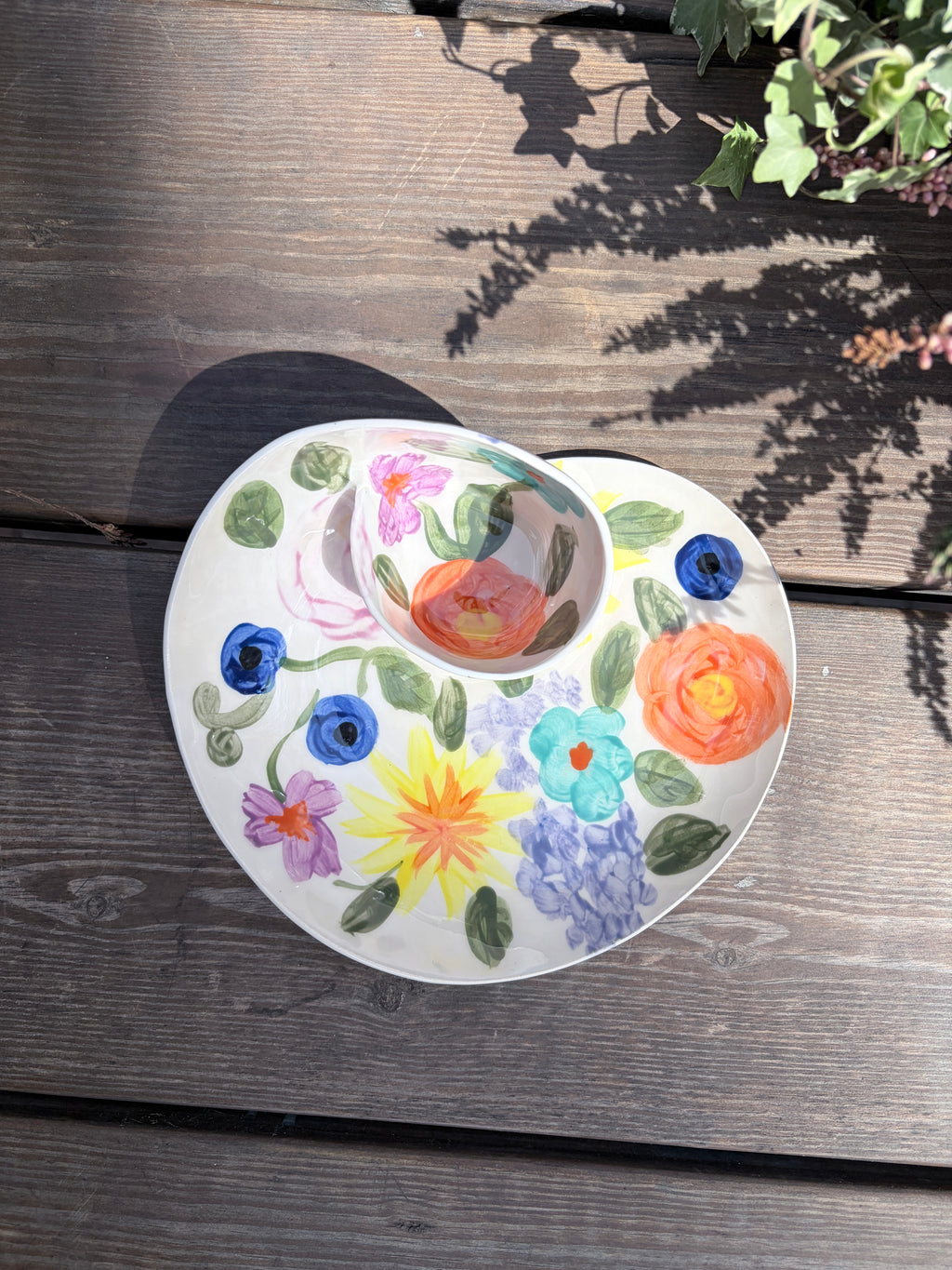 #05 Small Flower Power Swirl Bowl
