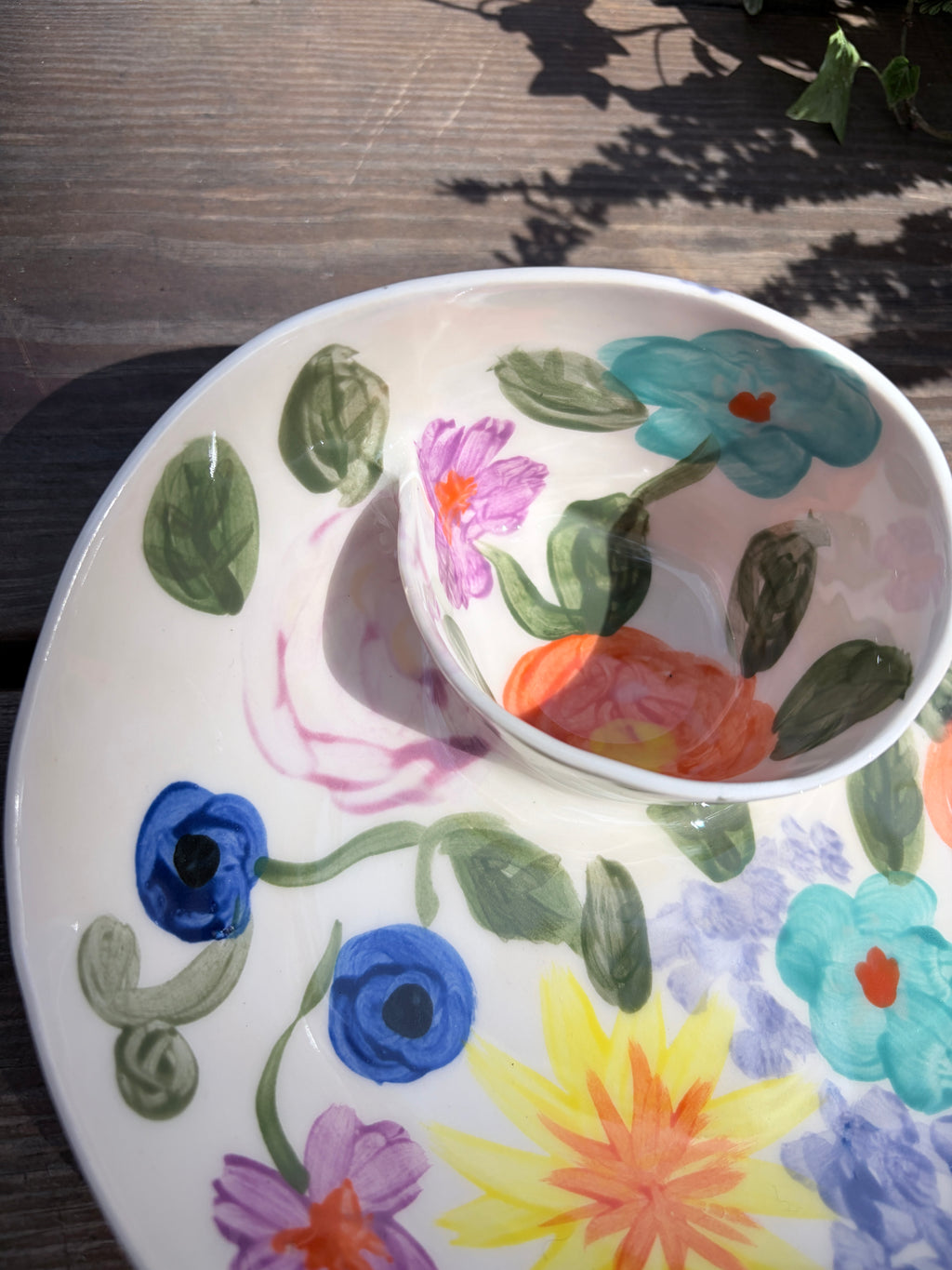 #05 Small Flower Power Swirl Bowl