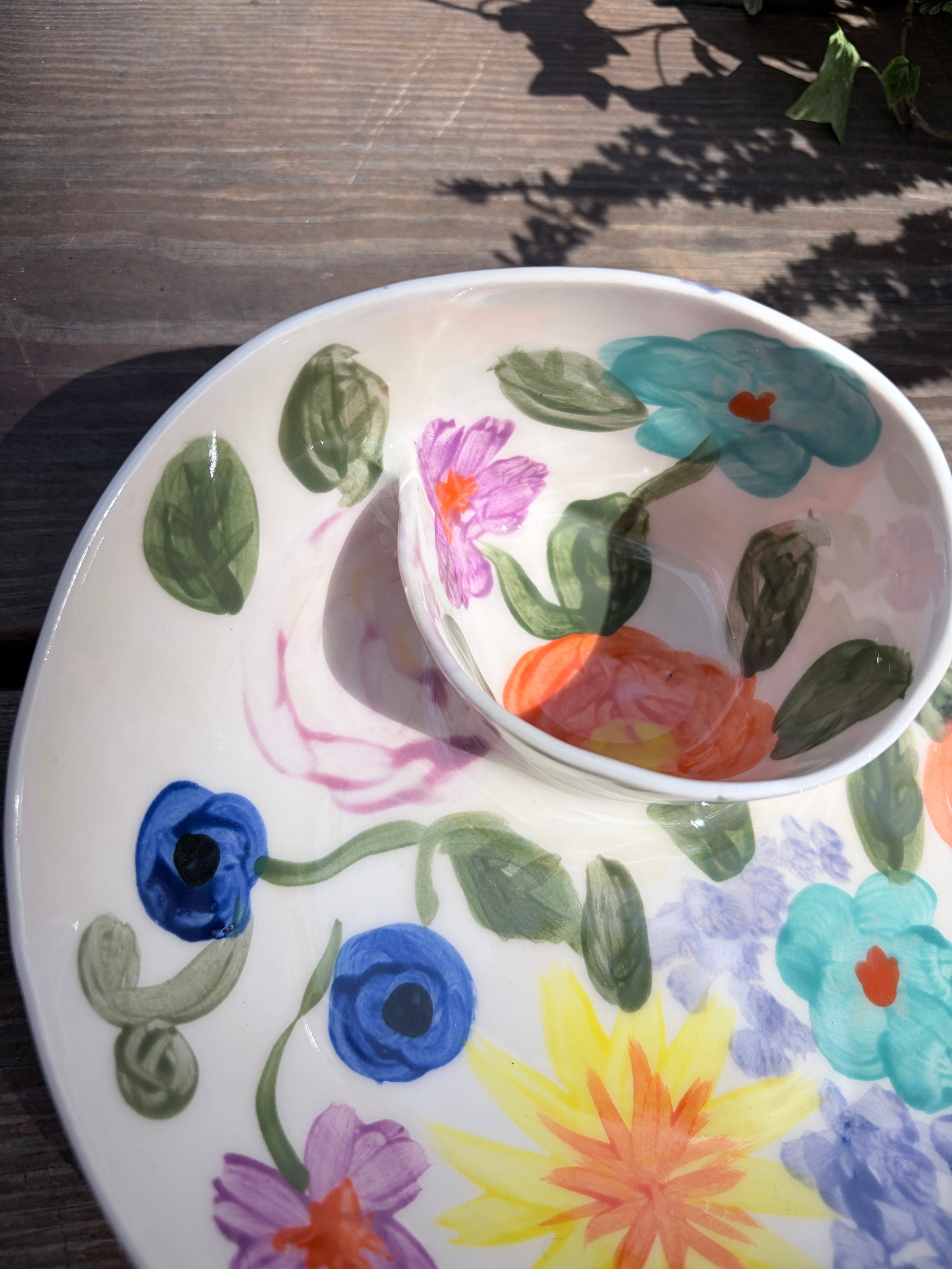 #05 Small Flower Power Swirl Bowl