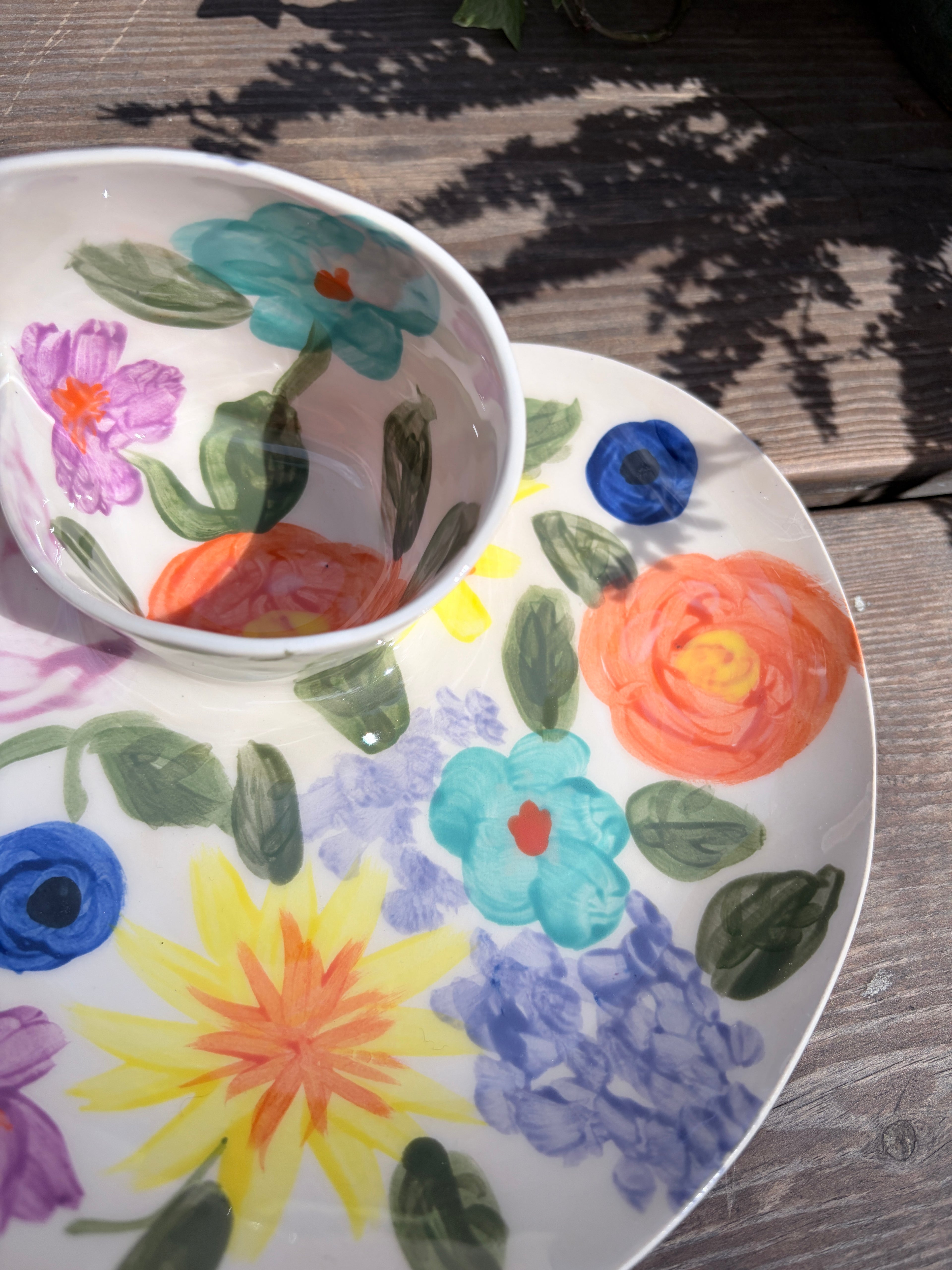 #05 Small Flower Power Swirl Bowl