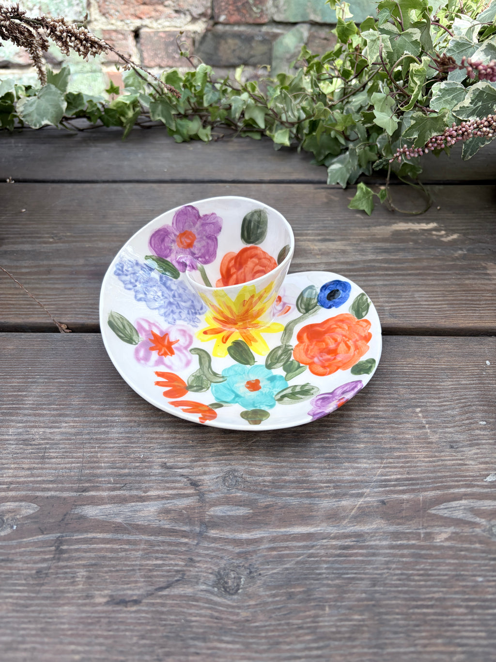 #01 Mini Flower Power Swirl Bowl