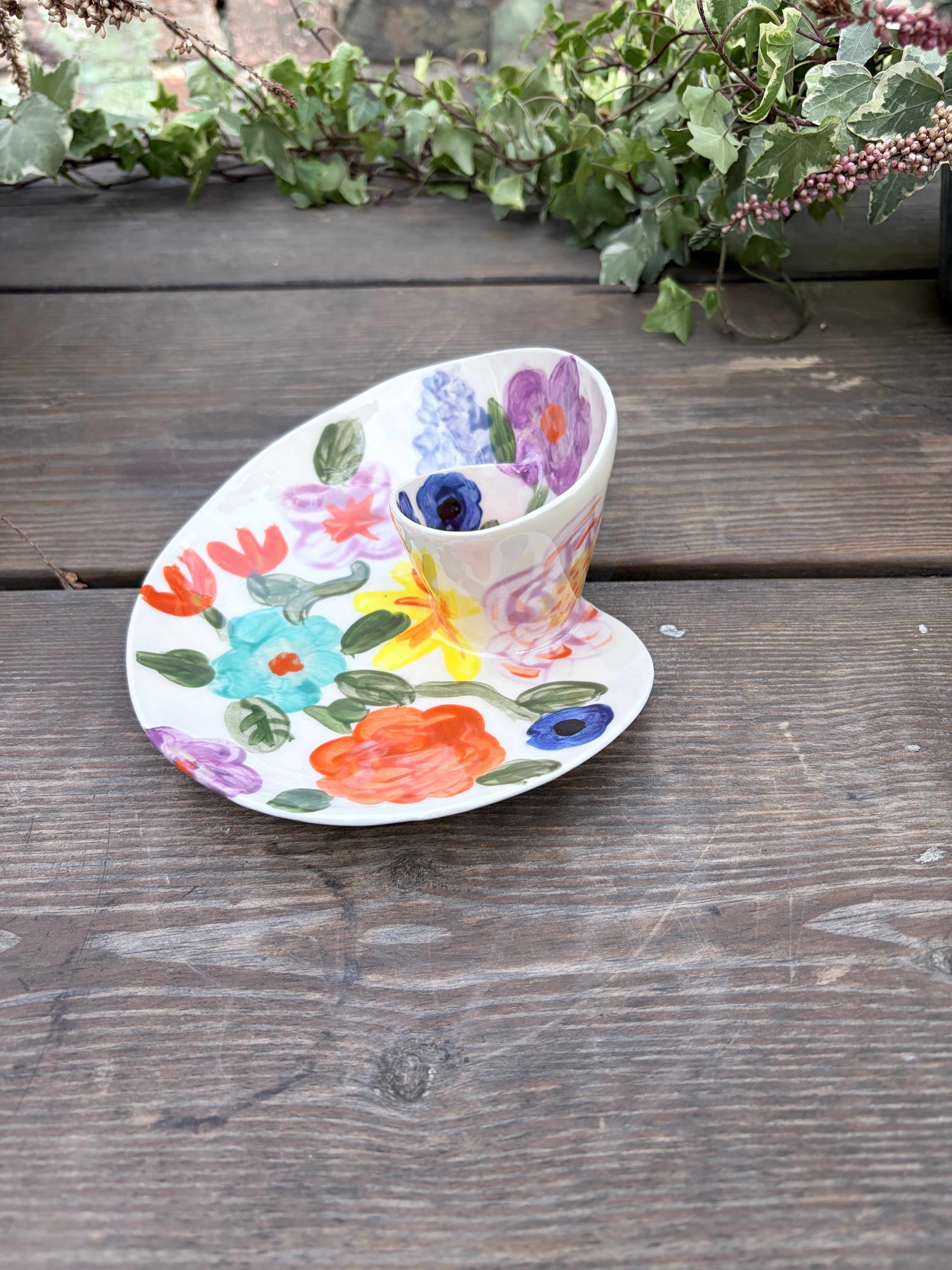 #01 Mini Flower Power Swirl Bowl