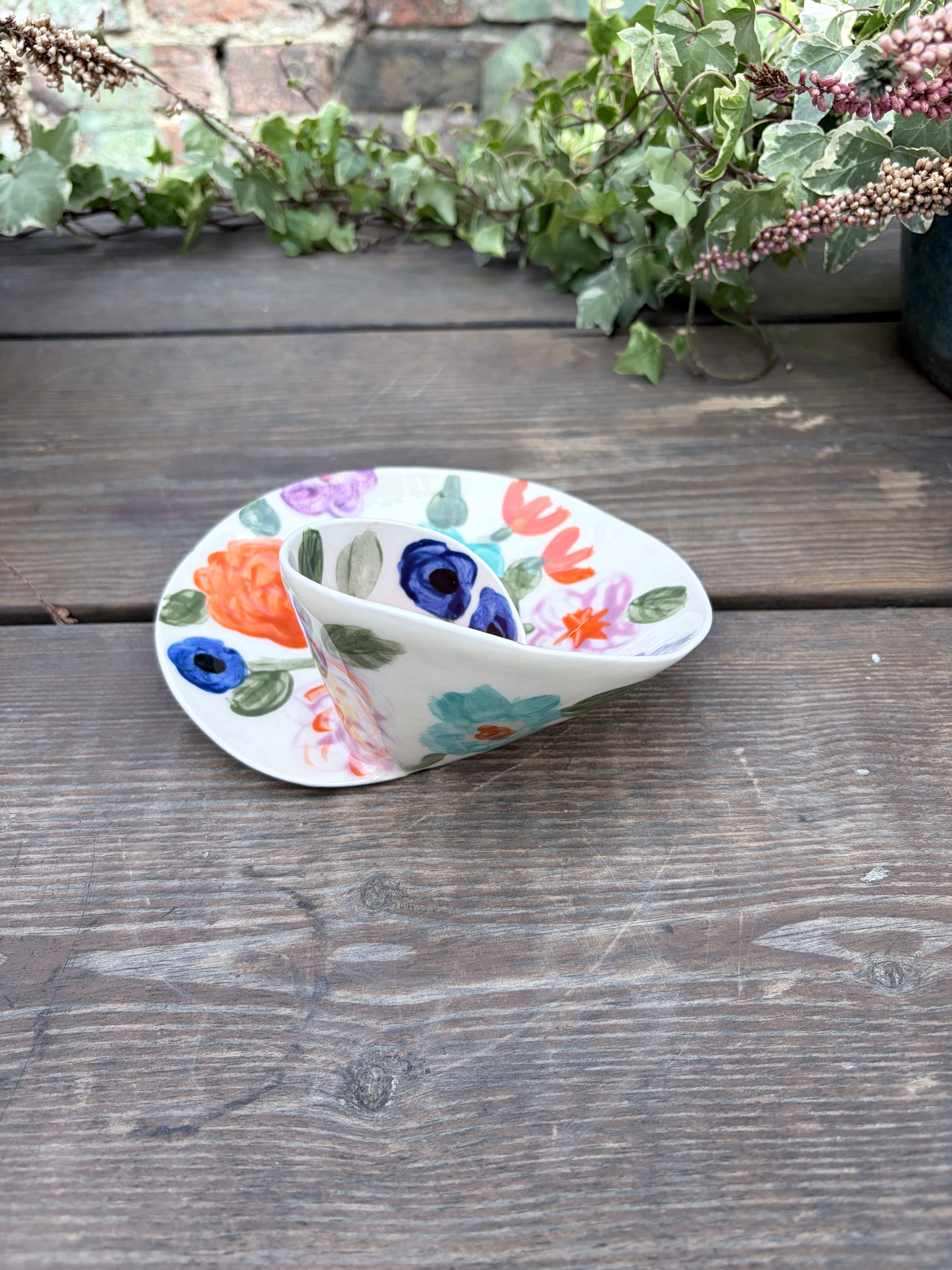 #01 Mini Flower Power Swirl Bowl