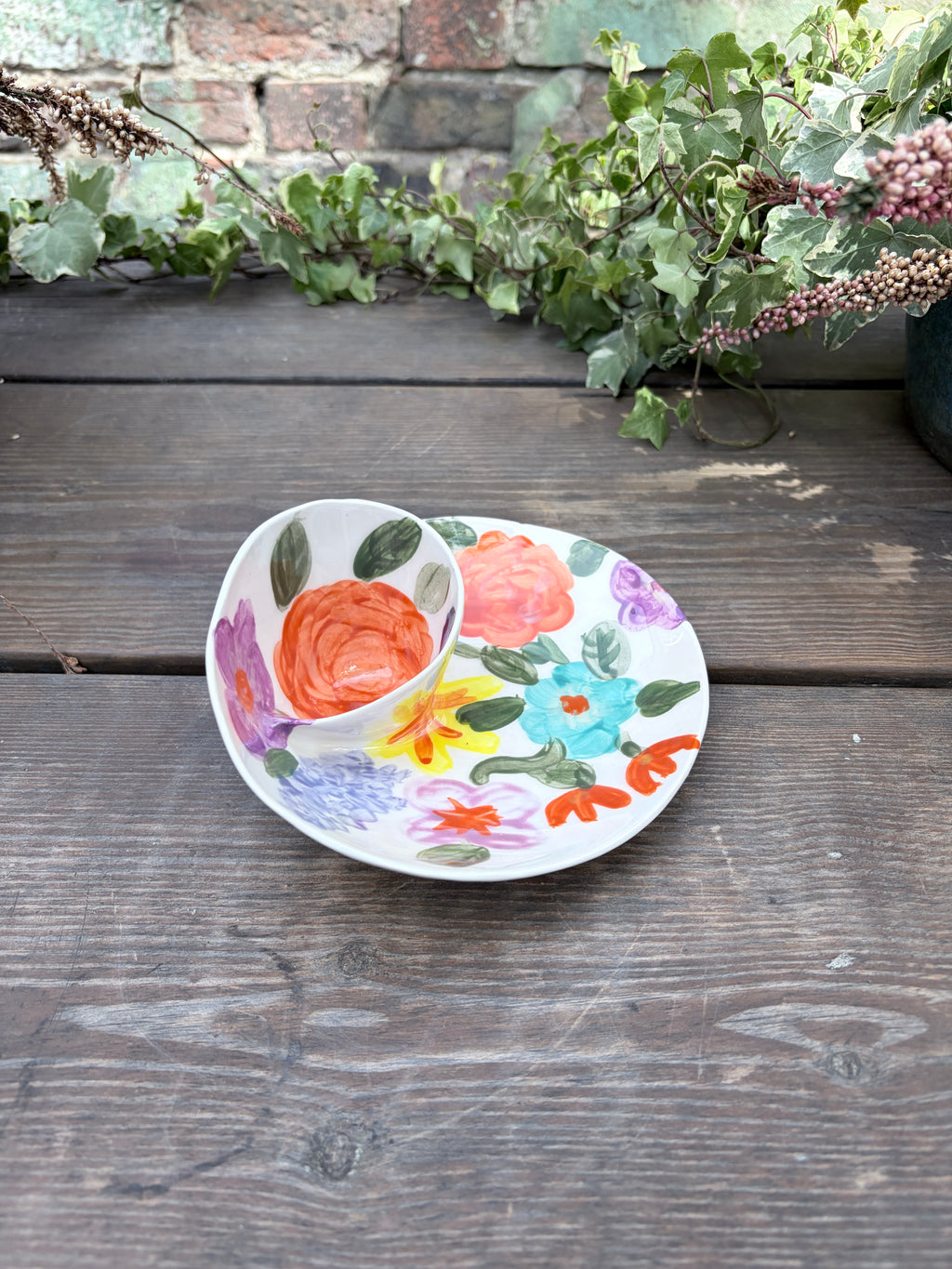 #01 Mini Flower Power Swirl Bowl