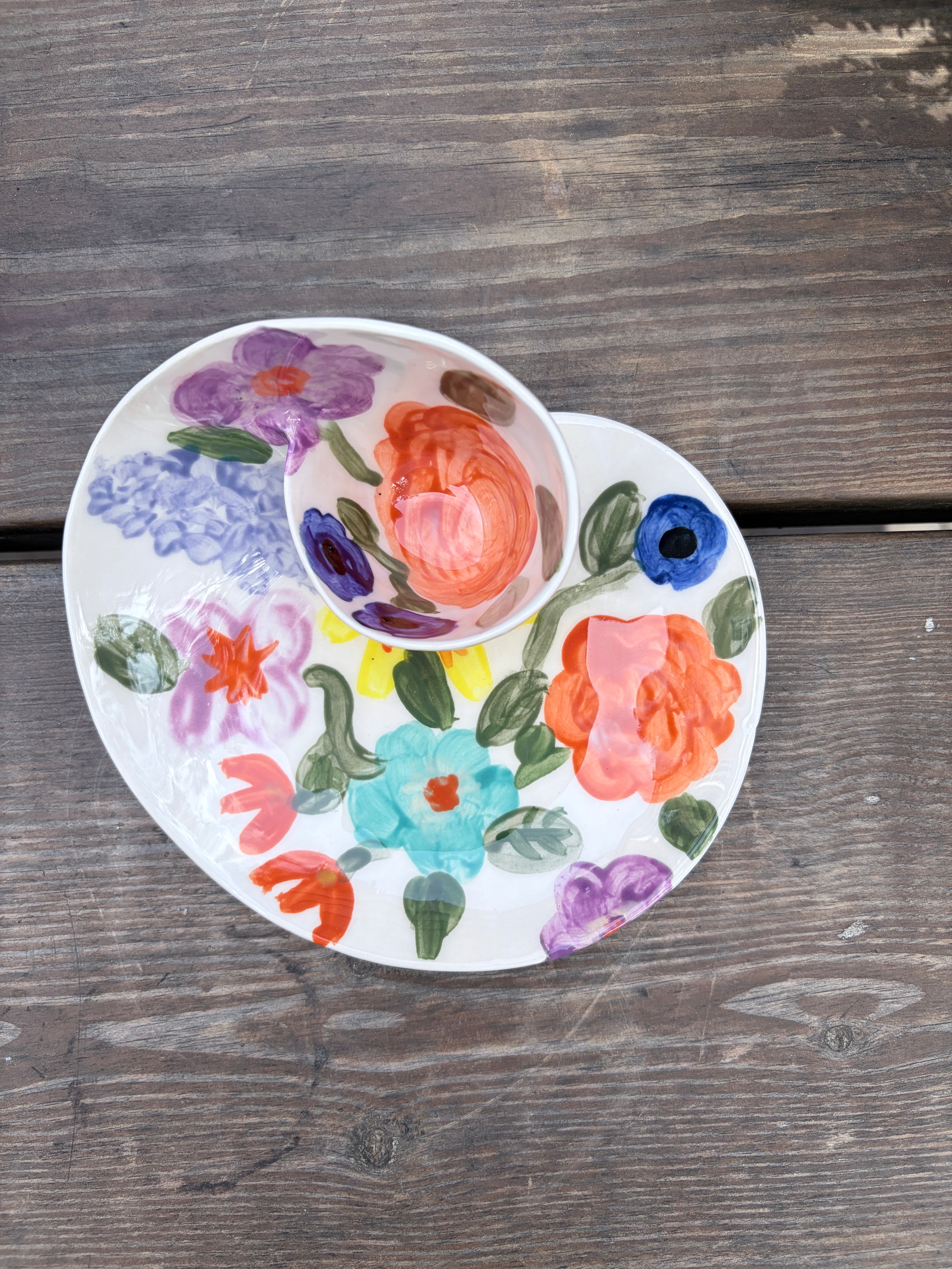 #01 Mini Flower Power Swirl Bowl