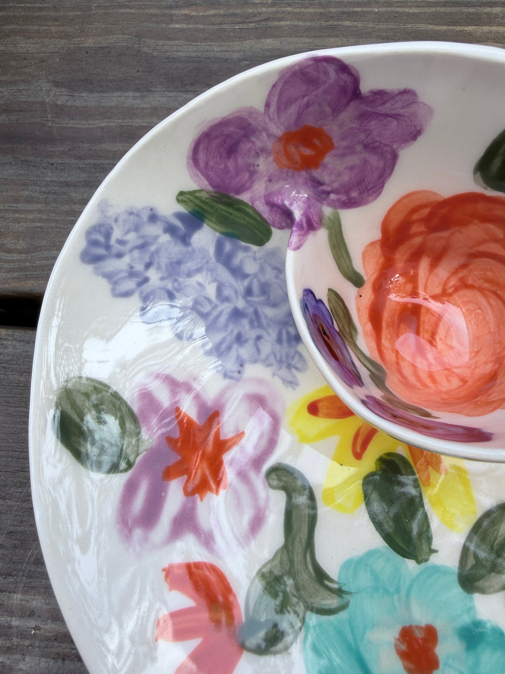 #01 Mini Flower Power Swirl Bowl