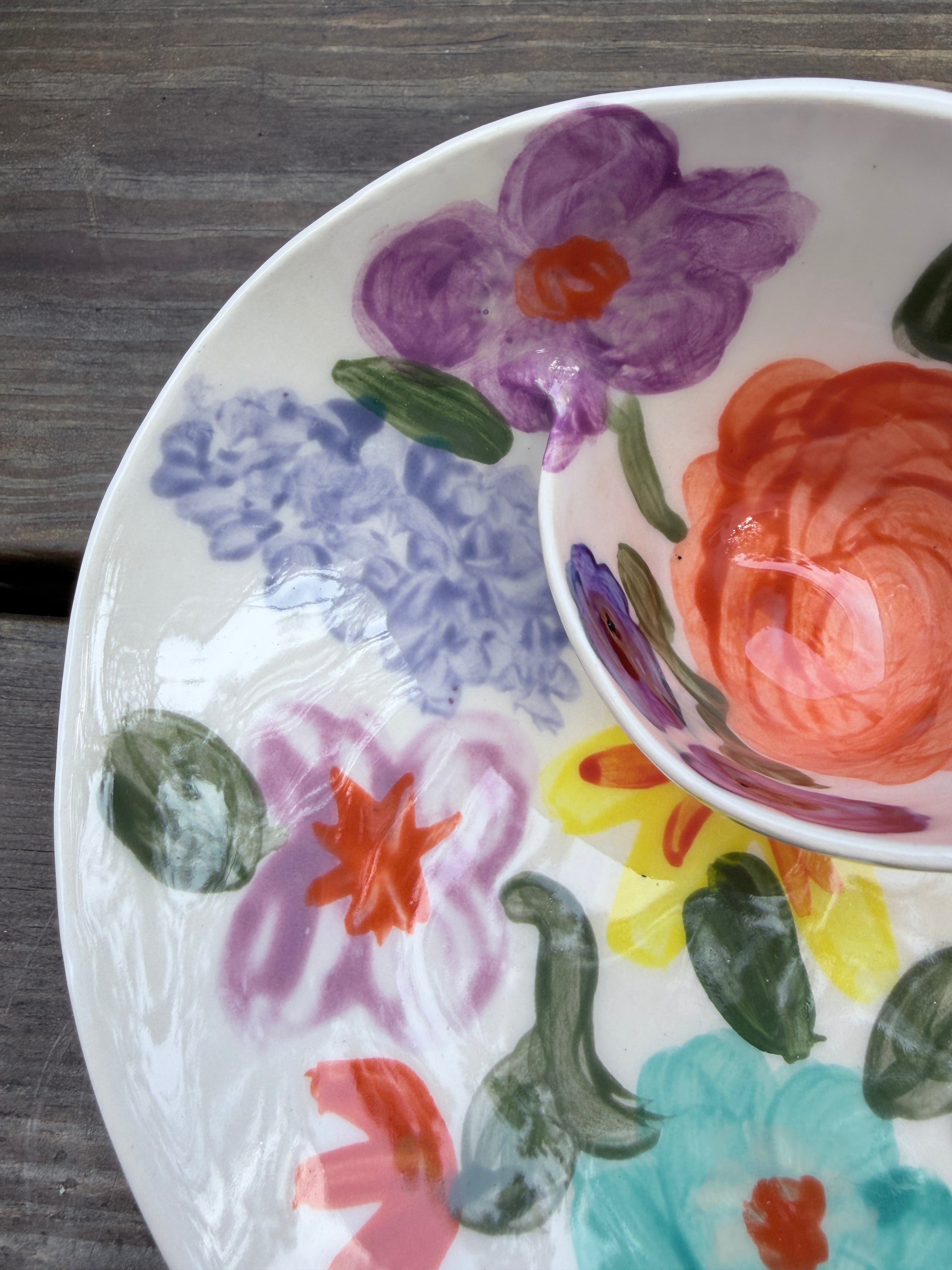 #01 Mini Flower Power Swirl Bowl