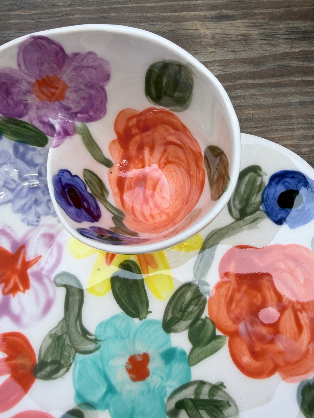 #01 Mini Flower Power Swirl Bowl