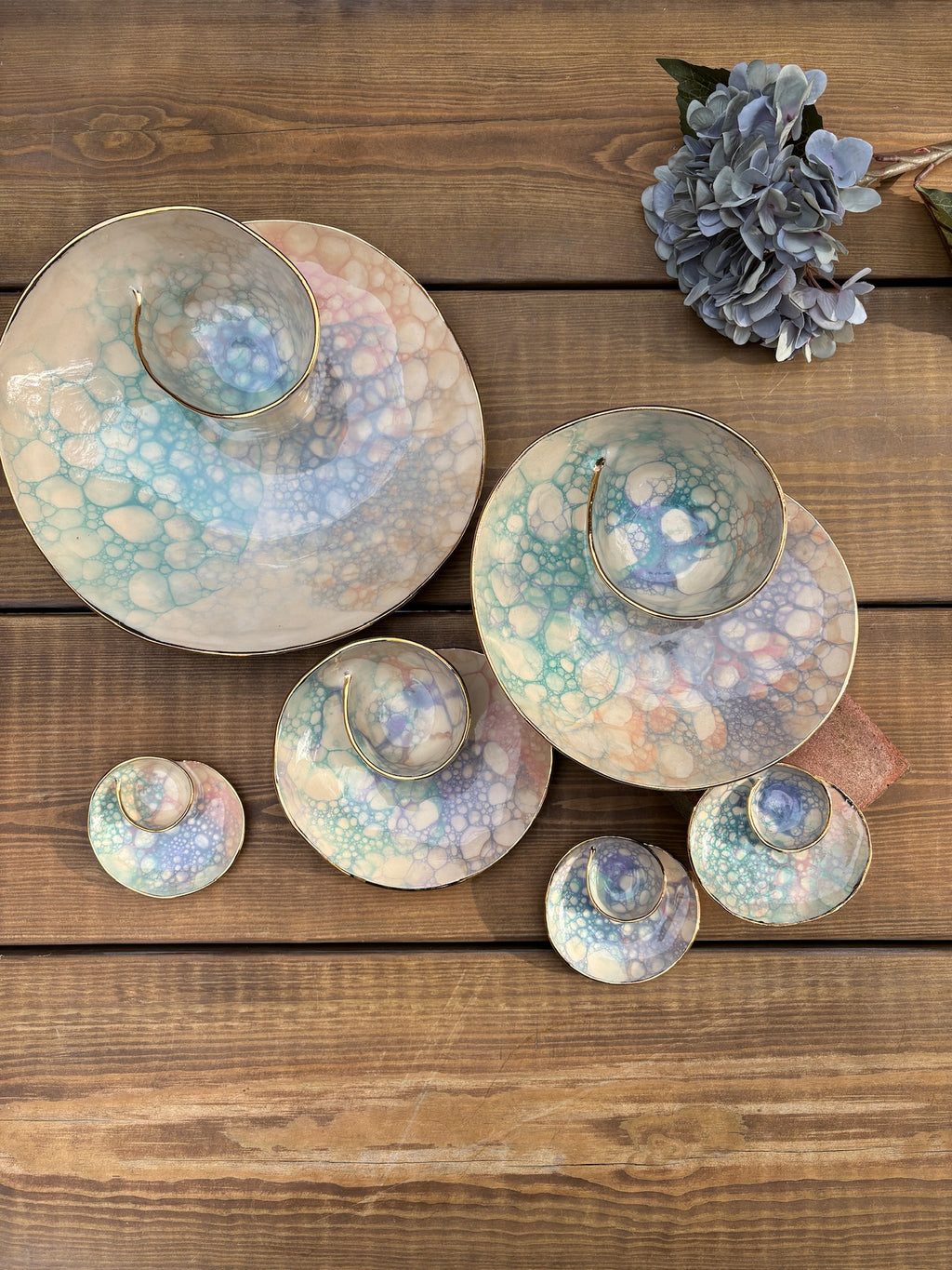 PREORDER UNICORN BUBBLES Swirl Bowl