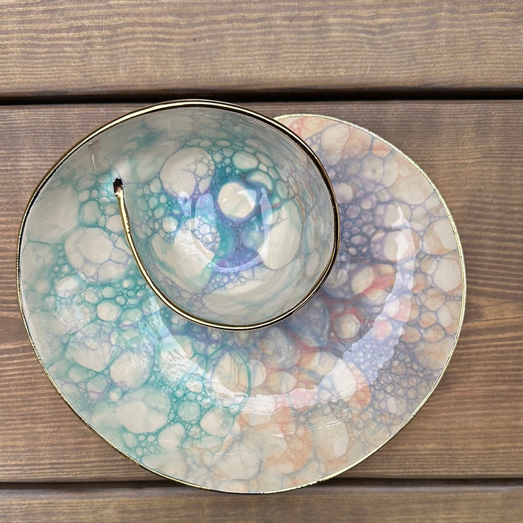 PREORDER UNICORN BUBBLES Swirl Bowl