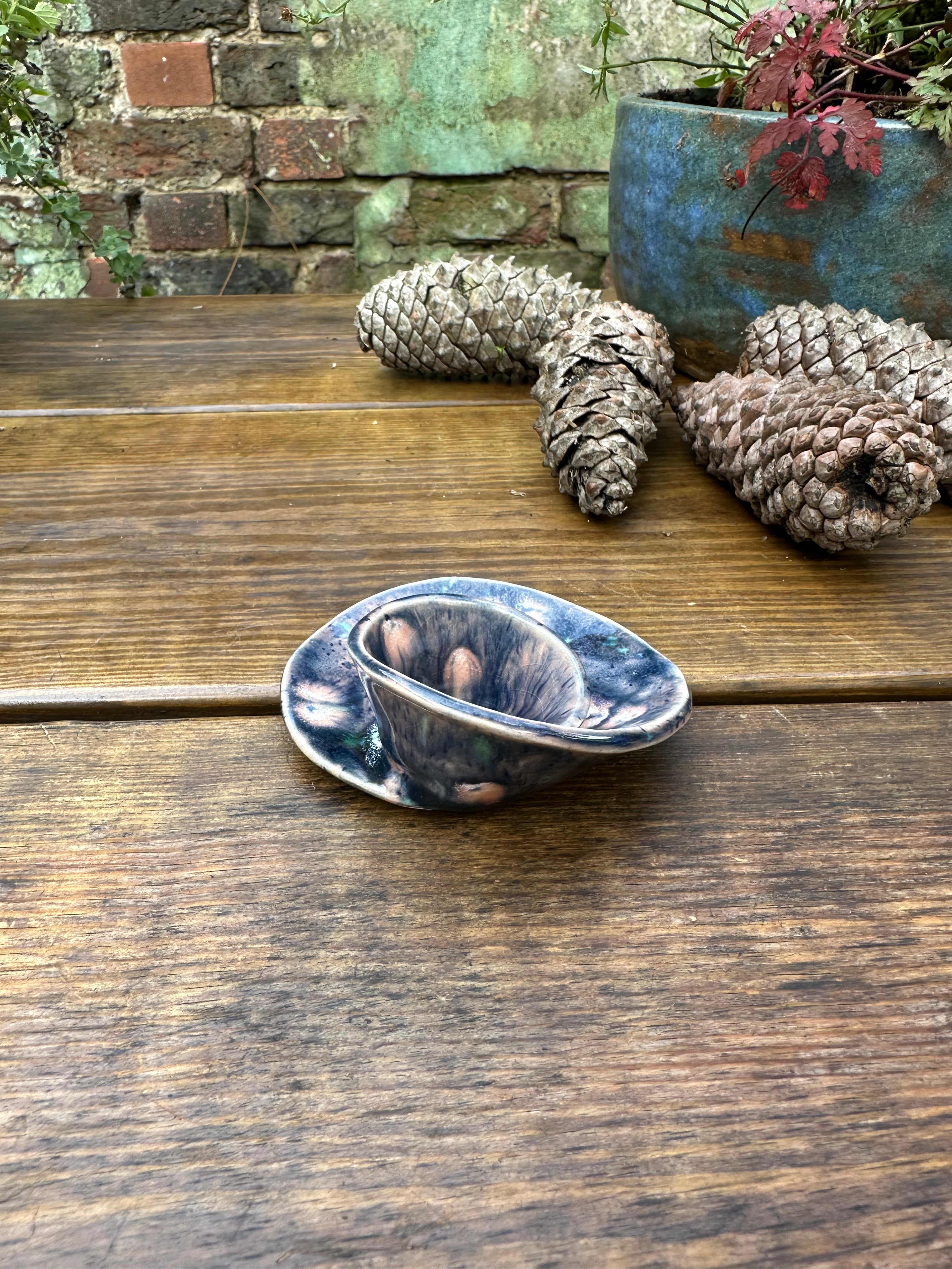 Mi 1 Mini Glaze Effect Swirl Bowl